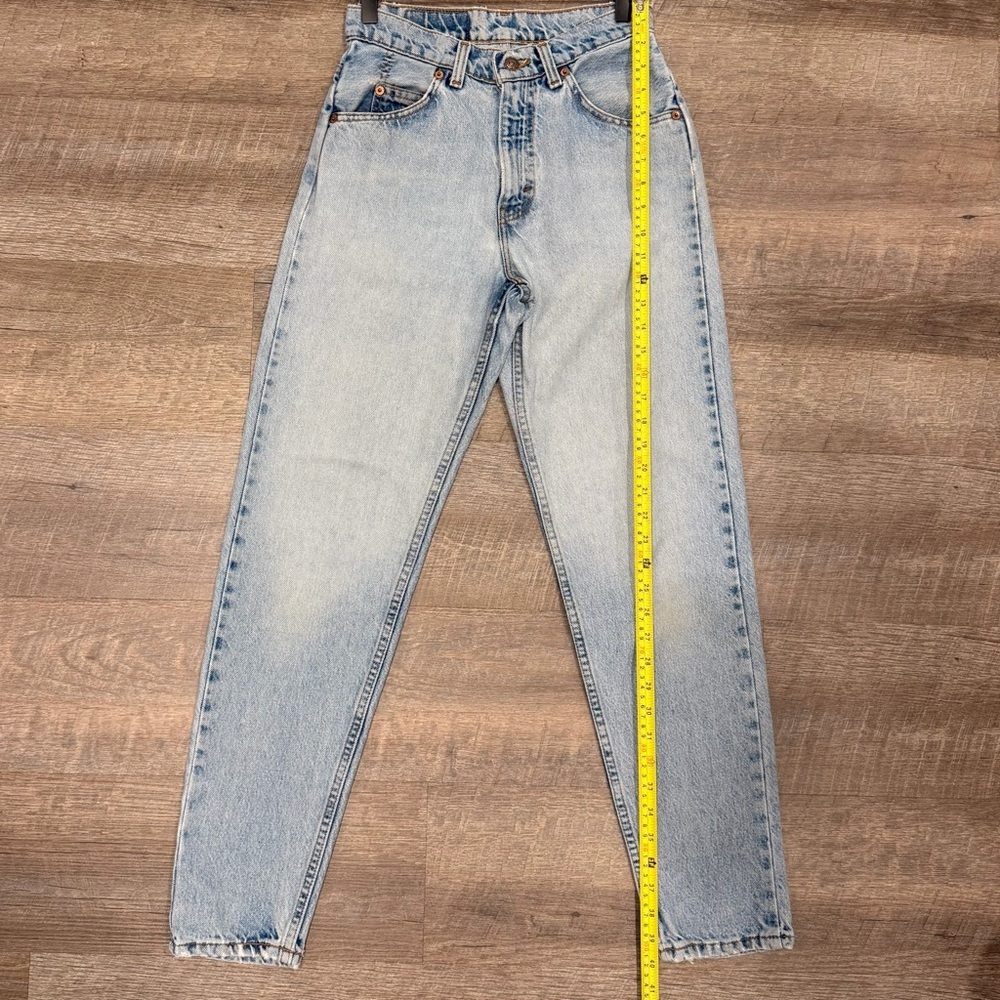 Vintage Levi’s 1996 Orange Tab High Waisted Jeans 32 USA Relaxed Tapered - Picture 4 of 8